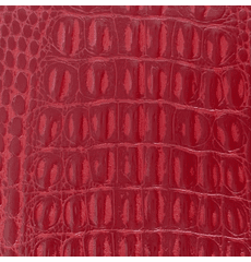 Crocodile Marine Vinyl Fire Red