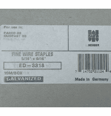FINE WIRE STAPLES 5/16" X 9/16" ED-33 35 36 3718