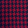Houndstooth Black/Dark Red