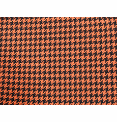 Houndstooth Black/Orange