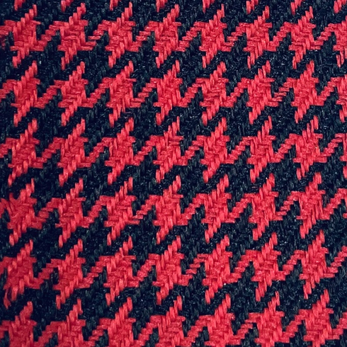 Houndstooth Black/Red