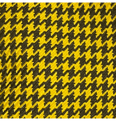 Houndstooth Black/Yellow