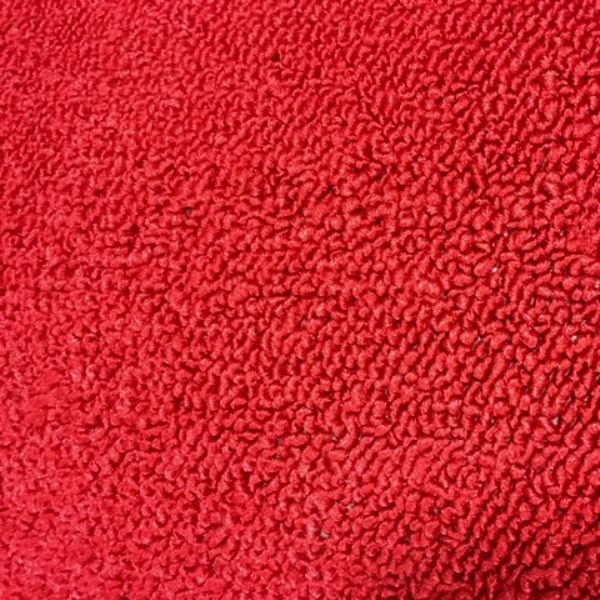 Loop Carpet Red Automotive Classic Style 80 Inch