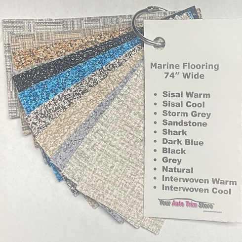 Nautolex Marine Vinyl Flooring Sample Ring