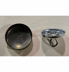 No. 30 Button Shells & Wire Eye Backs