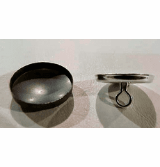 No. 36 Button Shells & Wire Eye Backs