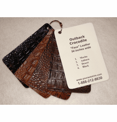 Outback Crocodile Faux Leather