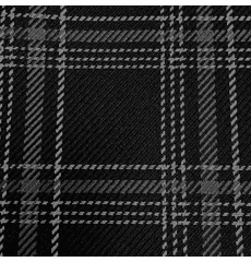 Plaid Automotive Cloth Dark Grey