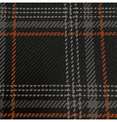 Plaid Automotive Cloth Orange