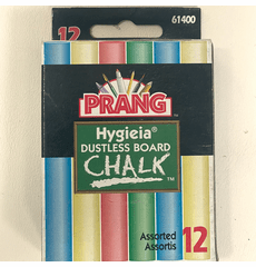Prang 61400 Assorted Color Chalk