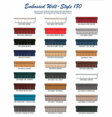 Purchase An Embossed Welt Cord Chart OUT OF STOCK