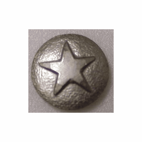 SMALL  "Nickel" Star Medallion Decorative Nail Head (Individual)