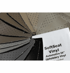  SoftSeat Solid And Perforated Vinyl Upholstery In OEM Colors
