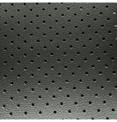 Sonoma Black Perforated Faux Leather