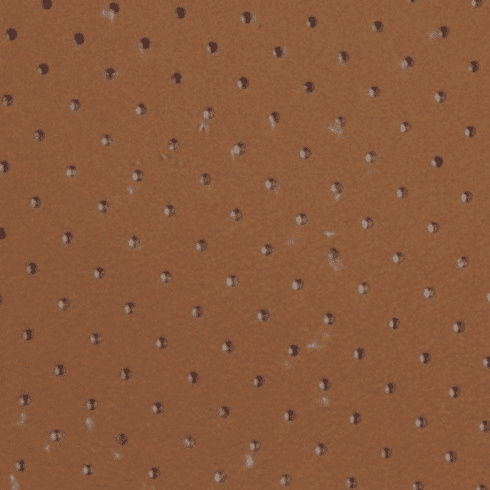 Sonoma Dark Saddle Perforated Faux Leather