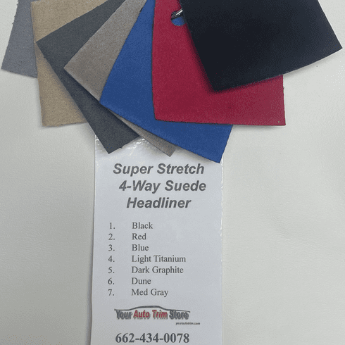 Super Stretch 4-Way Suede Sample Ring