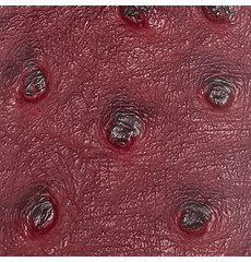 Titan Ostrich Faux Leather Burgundy