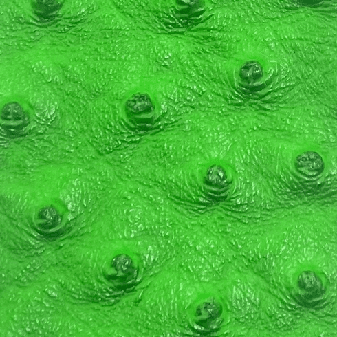 Titan Ostrich Faux Leather Neon Green