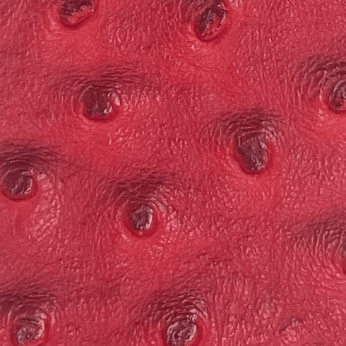 Titan Ostrich Faux Leather Red