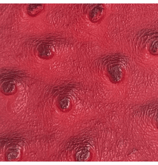 Titan Ostrich Faux Leather Red