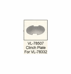 VICAR Clinch Plate for Turnbuckle Fasteners OUT OF STOCK