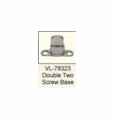 VICAR Double, Two Screw Base for Turnbuckle Fasteners OUT OF STOCK