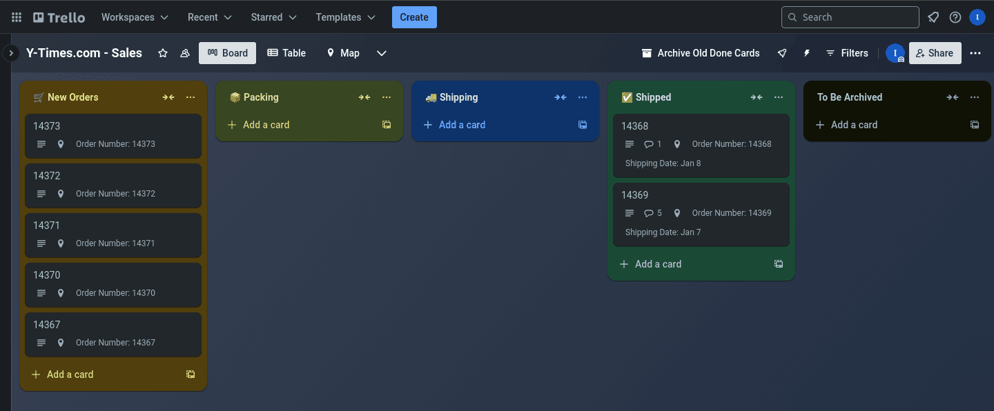 Connecting Trello with Turbify